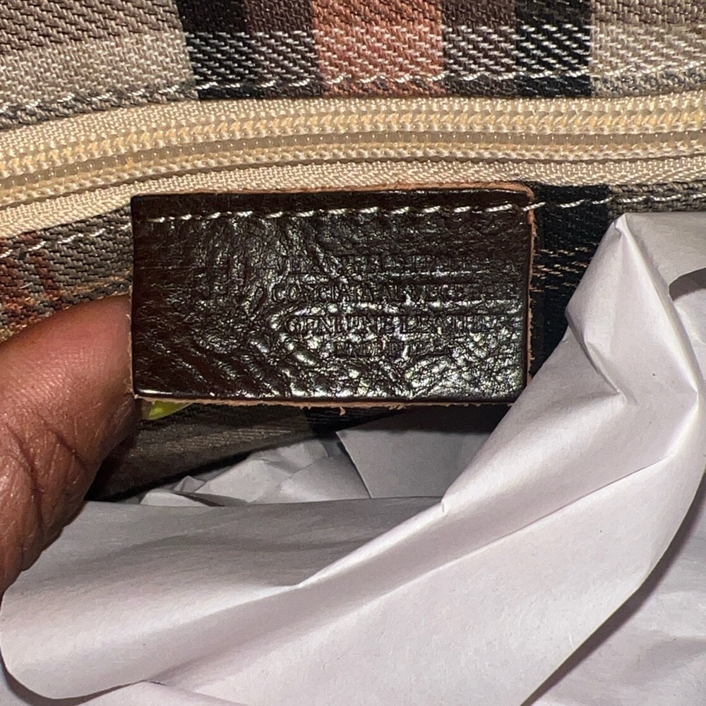 Men's Brown Leather Briefcase - Classic Professional Tote - Picture 4 of 6